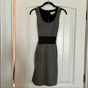 Grey and black dress